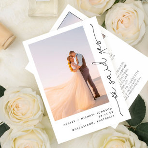 Trendy We Said Yes Reception Only 2 Photo Invitati Invitation