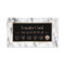 Trendy White Marble Salon Loyalty Punch Card