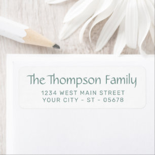 Trendy White Simple Chic Styled Typography Script