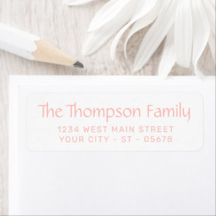 Trendy White Simple Chic Styled Typography Script