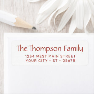 Trendy White Simple Chic Styled Typography Script