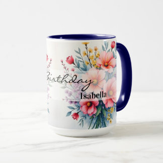 Trendy Wildflowers Beautiful Luxury Collection Mug