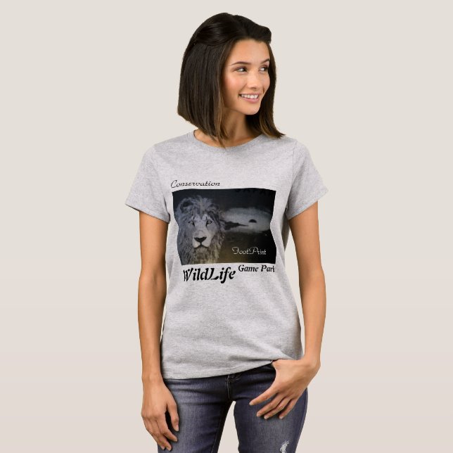 Trendy Wildlife Designer T/Shirt T-Shirt (Front Full)