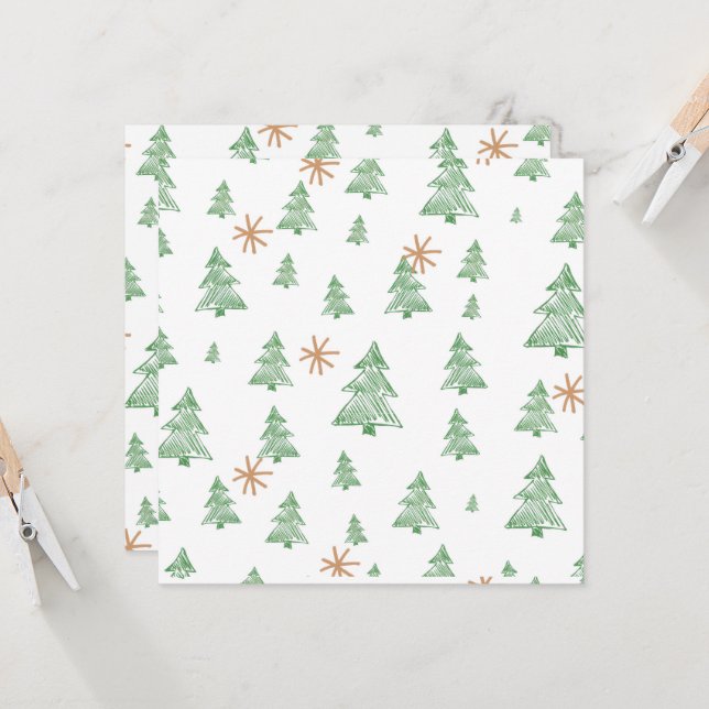 Trendy Winter Unique Christmas Tree Stars (Front/Back In Situ)