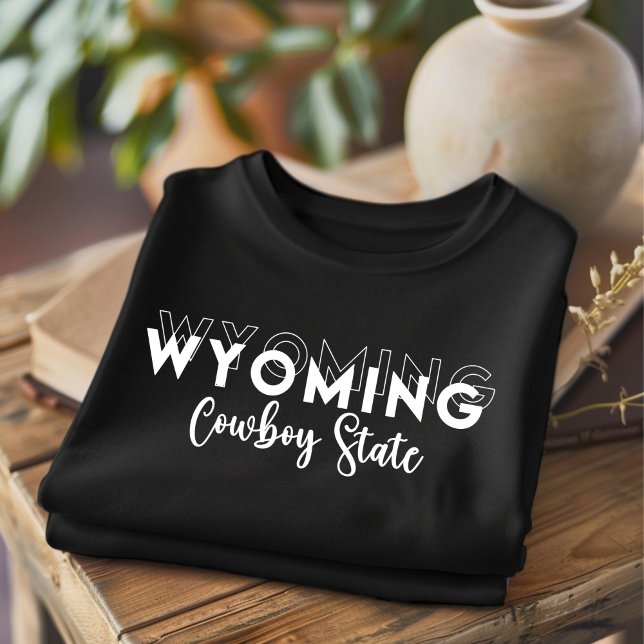 Trendy Wyoming Cowboy State T-Shirt (Creator Uploaded)