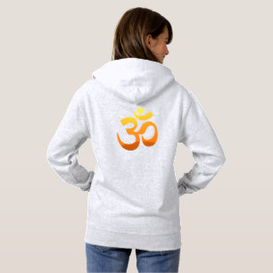 Trendy Yoga Om Mantra Symbol High Quality Womens Hoodie