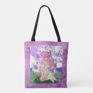 Trendy Young Girly Tote Bag or Shopping bag