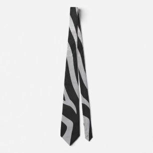 Trendy Zebra Animal Print Pattern created by Imagi Tie