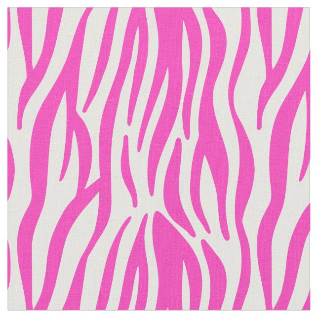 Trendy Zebra Animal Print Stripes Safari  African Fabric (Close Up)