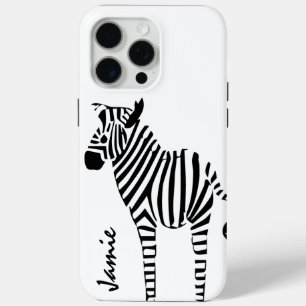 Trendy Zebra Lovers iPhone 15 Pro Max Case