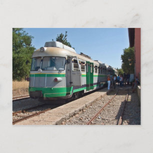 Trenino Verde, The Little Green Train, Sardinia Postcard