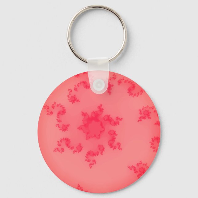 Trent Colour Coral Key Ring (Front)