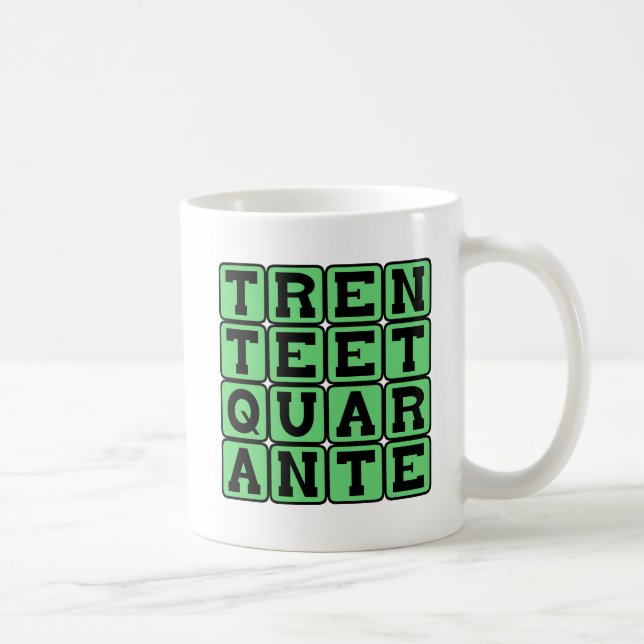 Trente Et Quarante, French Card Game Coffee Mug (Right)