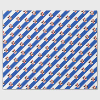 Trentino Alto Adige flag (Italian region) Wrapping Paper