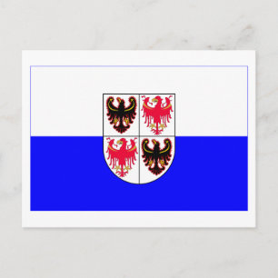 Trentino-Alto Adige flag Postcard