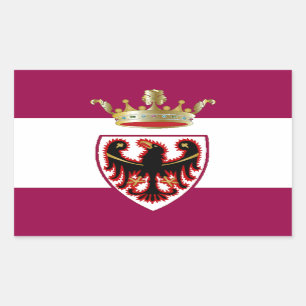 Trentino (Italy) Flag Rectangular Sticker