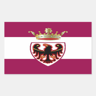 Trentino (Italy) Flag Rectangular Sticker