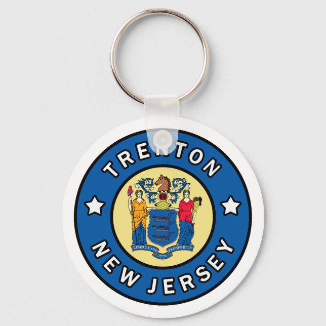Trenton New Jersey Key Ring (Front)
