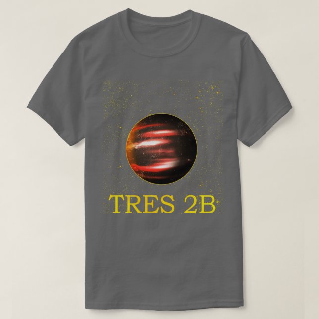 TrES2b Exoplanet Extrasolar Planet T-Shirt (Design Front)