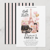 Très Chic in the City Pink Paris Sweet 16 Party