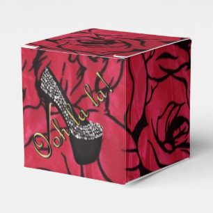 Tres Chic Rouge Fleurs Favour Box