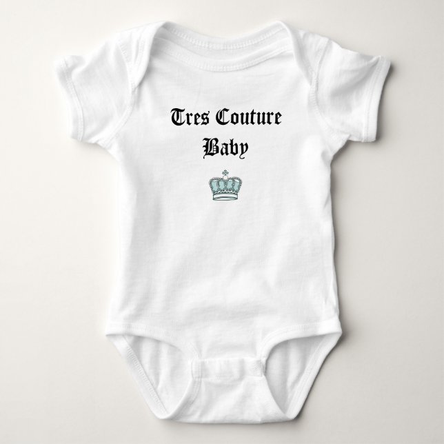 Tres Couture Baby Bodysuit (Front)