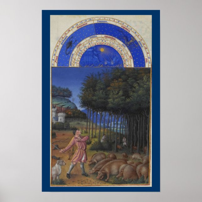 Très Riches Heures - November Poster (Front)