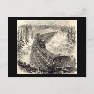 Trestle Bridge on the Pacific Railway Postcard