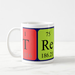 Trever periodic table name mug