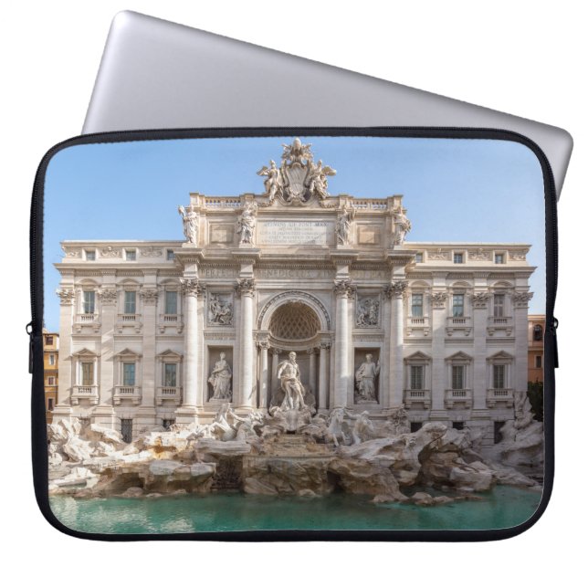 Trevi Fountain at early morning - Rome, Italy Laptop Sleeve (Front)