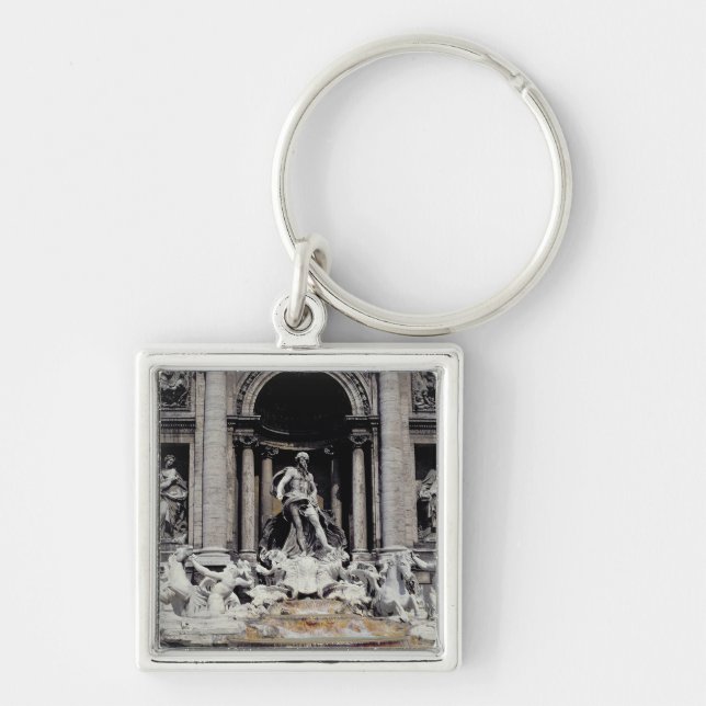 Trevi Fountain, built 1732-62 Key Ring (Front)