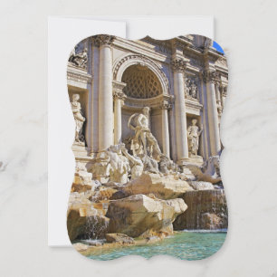 Trevi fountain card