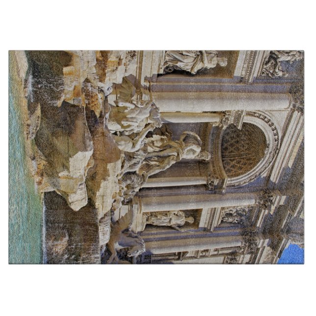 Trevi fountain cutting board (Front)