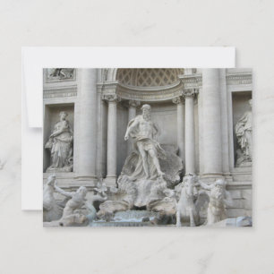Trevi Fountain Fontana di Trevi Rome Italy Postcard