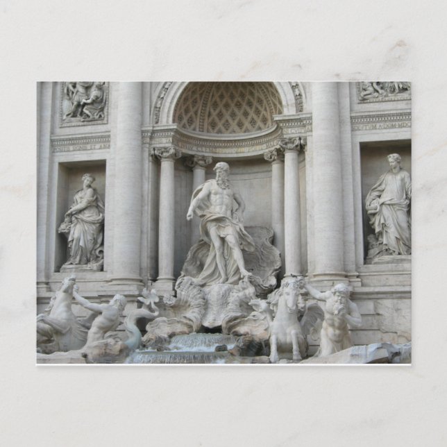 Trevi Fountain Fontana di Trevi Rome photo Postcard (Front)