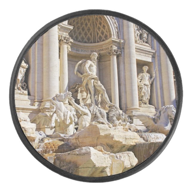 Trevi fountain hockey puck (Front)