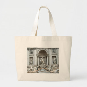 Trevi Fountain in Rome, Italy Large Tote Bag
