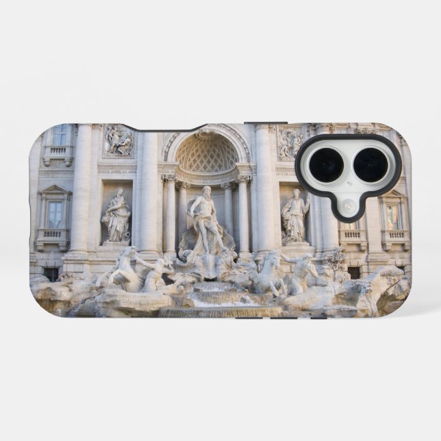 Trevi Fountain iPhone 16 Case (Back Horizontal)