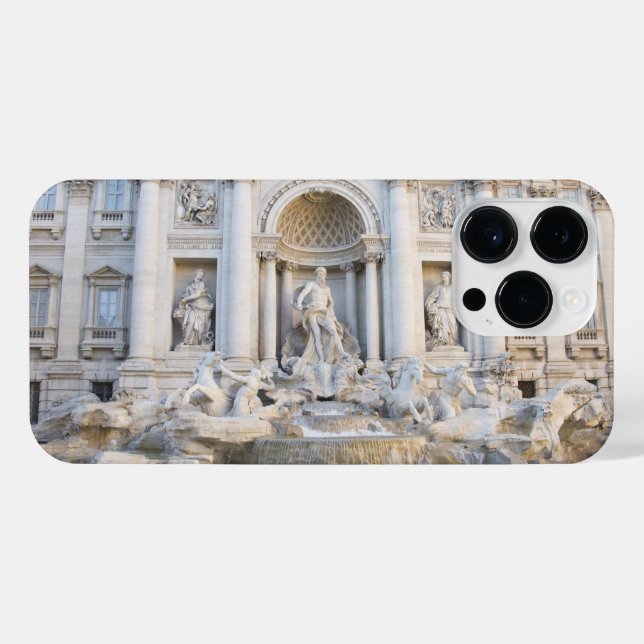 Trevi Fountain iPhone Case (Back Horizontal)