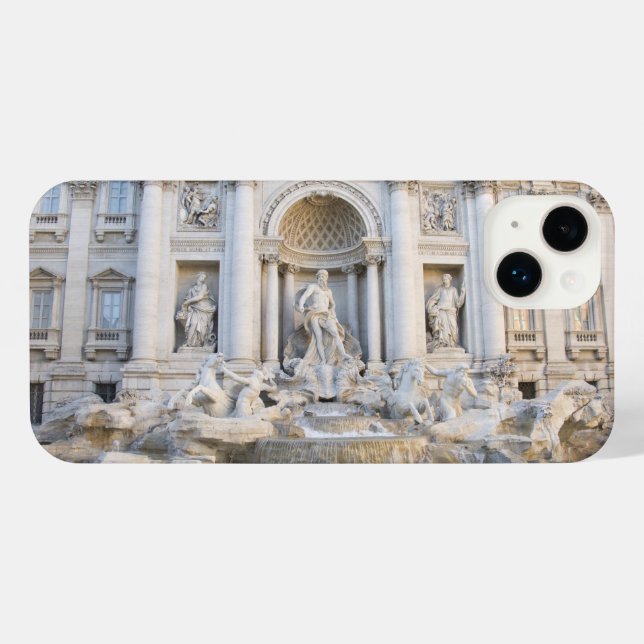 Trevi Fountain iPhone Case (Back Horizontal)