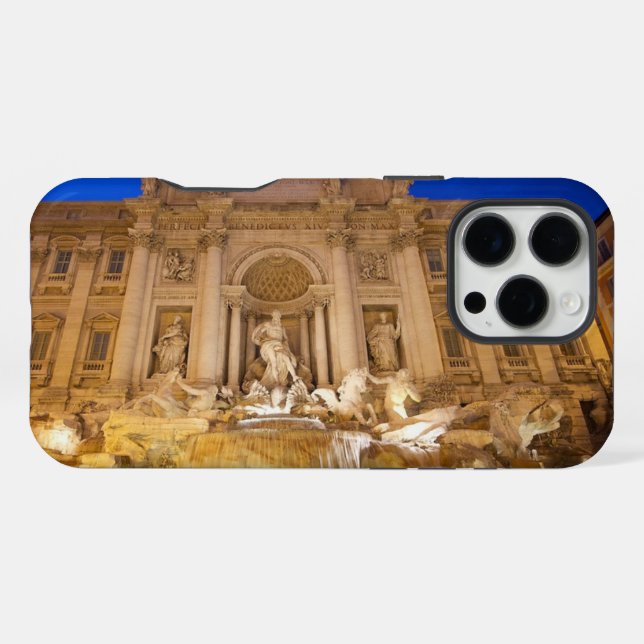 Trevi Fountain iPhone Case (Back Horizontal)