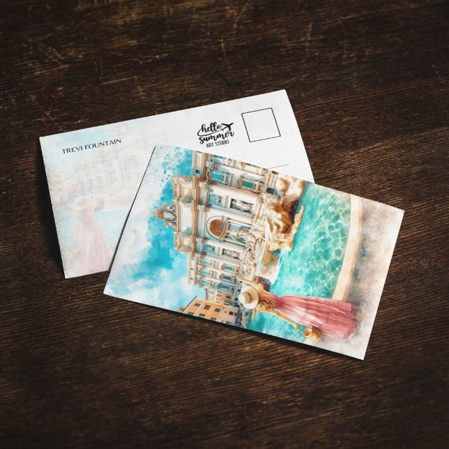 Trevi Fountain Italy Postcard (Creator Uploaded)
