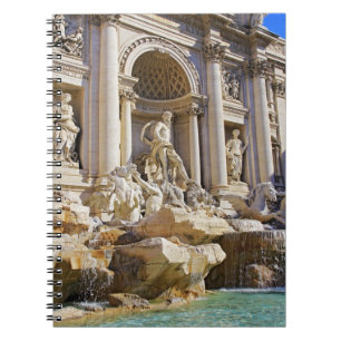 Trevi fountain notebook