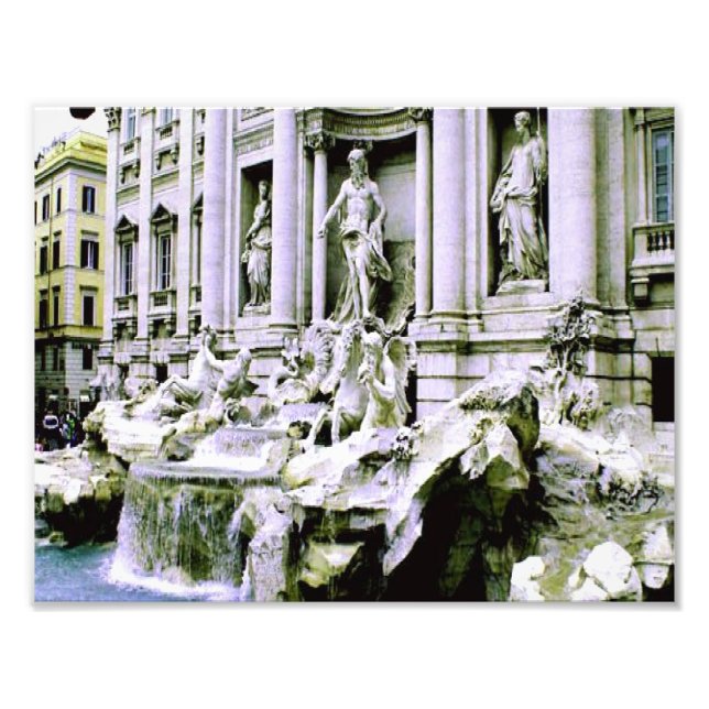 Trevi Fountain Photo Print (Front)
