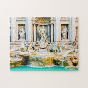 Trevi Fountain - Roma, Italia - 11x14 - 252 pcs. Jigsaw Puzzle