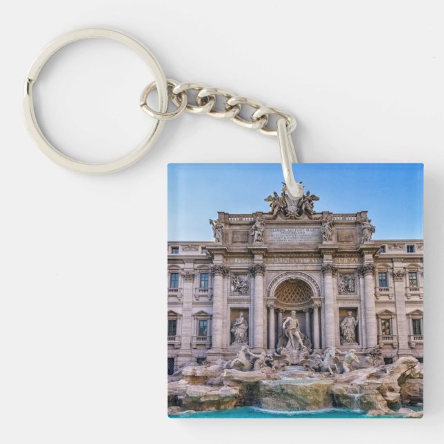Trevi fountain, Roma, Italy Key Ring (Front)