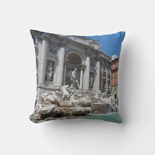 Trevi Fountain- Rome Cushion (Front)