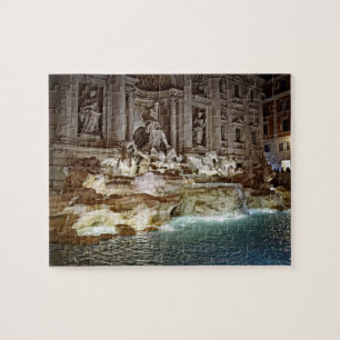 Trevi Fountain - Rome, Italy - 8x10 - 110 pcs Jigsaw Puzzle