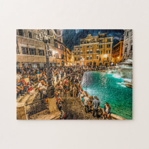 Trevi Fountain Rome. Jigsaw Puzzle