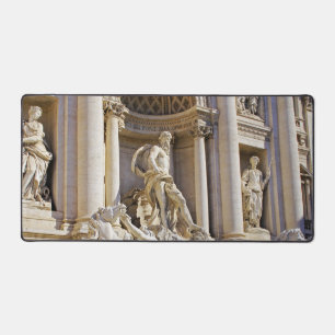 Trevi Fountain Rome Photography Desk Mat